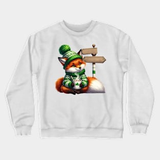 St Patricks Fox Crewneck Sweatshirt